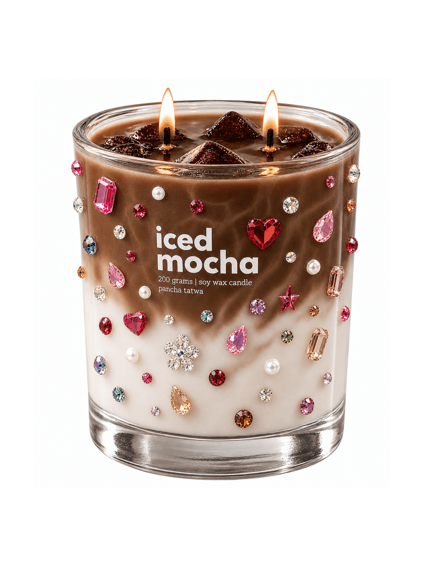 Bedazzled Iced Mocha Candle