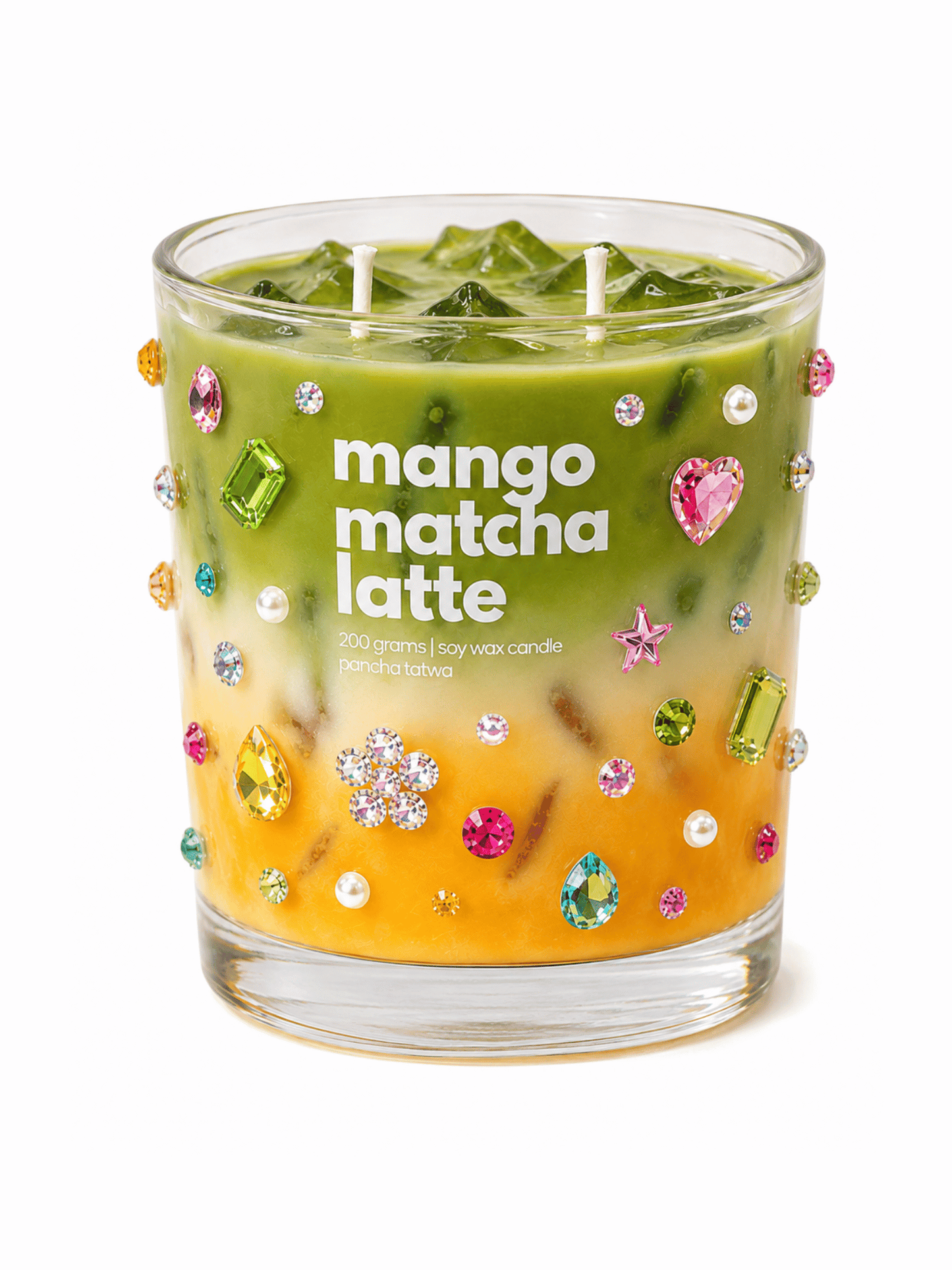 Bedazzled Mango Matcha Latte Candle