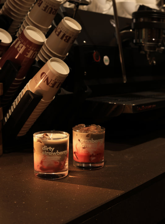 Cranberry Latte and Dirty Strawberry Candles