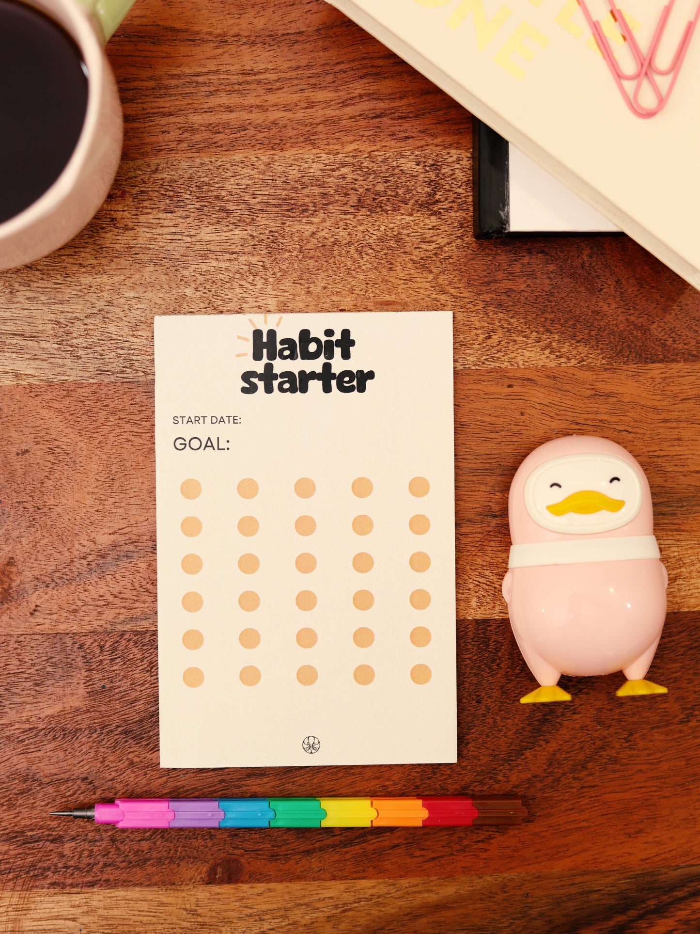 Habit Starter Notepad