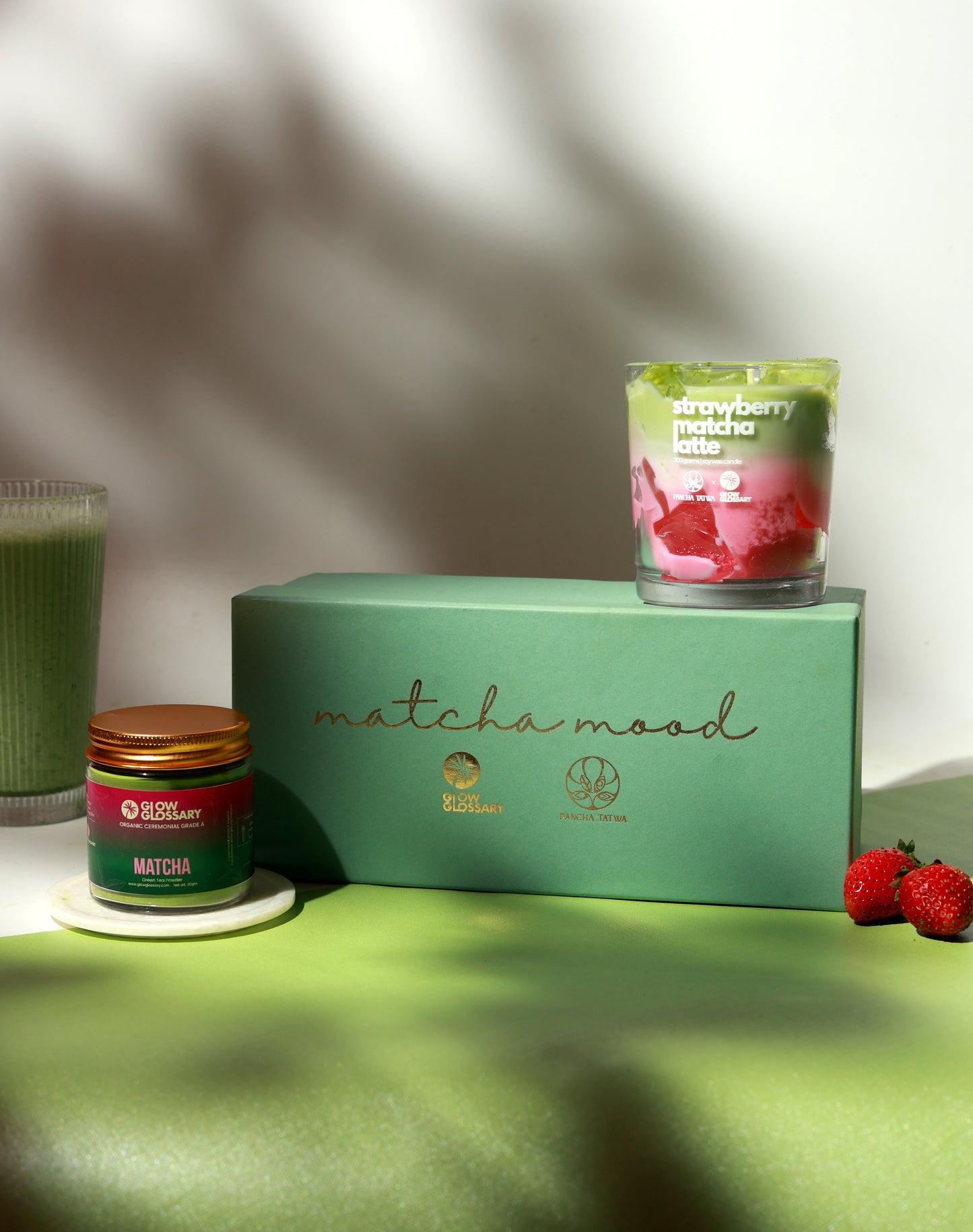 Matcha Mood - GG Matcha + Iced Matcha Latte/ Strawberry Matcha latte Candle