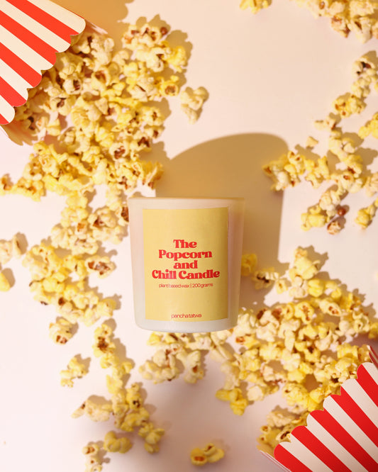 The Popcorn and Chill Candle