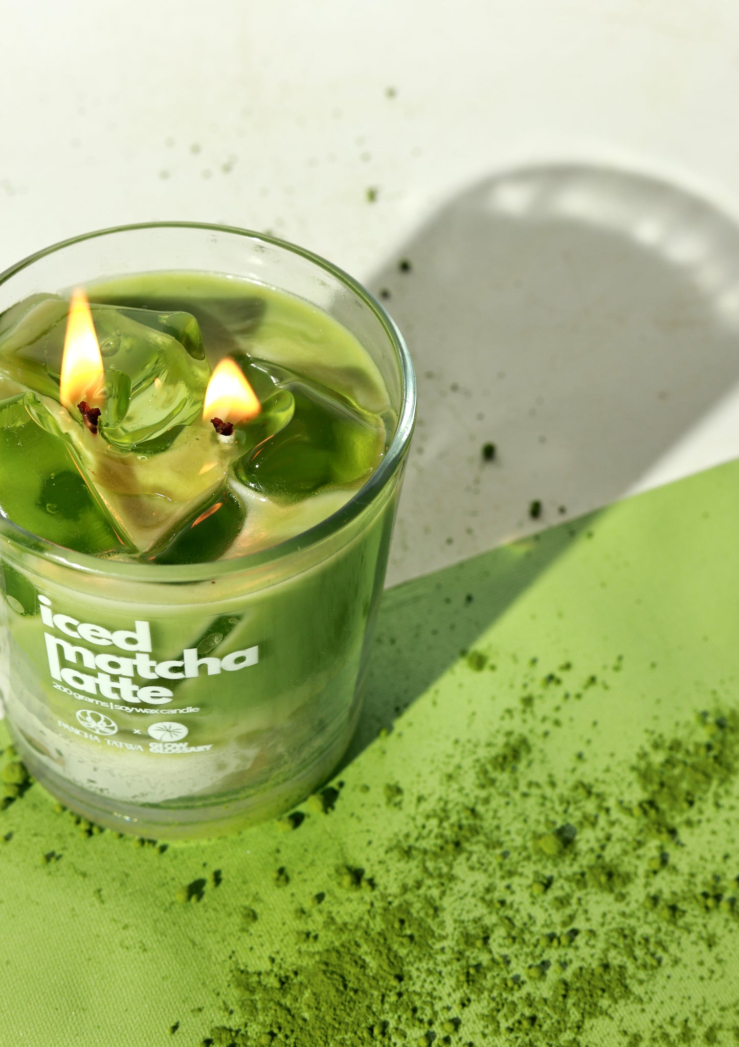 Matcha Mood - Iced Matcha Latte and Strawberry Matcha Latte Candles