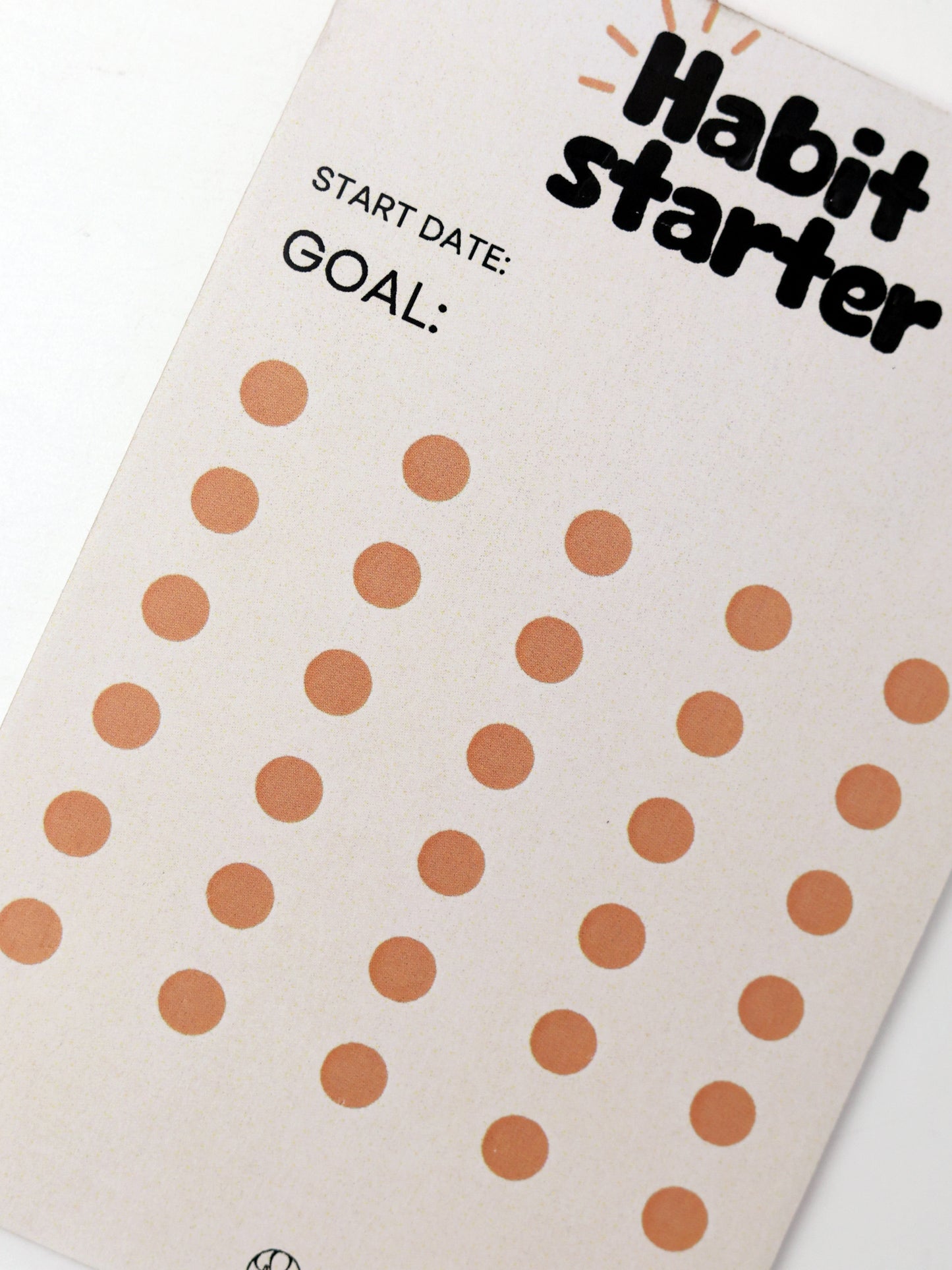 Habit Starter Notepad