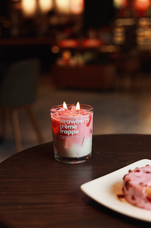 Strawberry Crème Frappe Candle