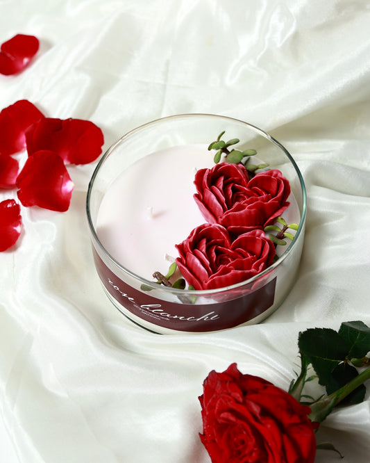 Rose Blanche Candle