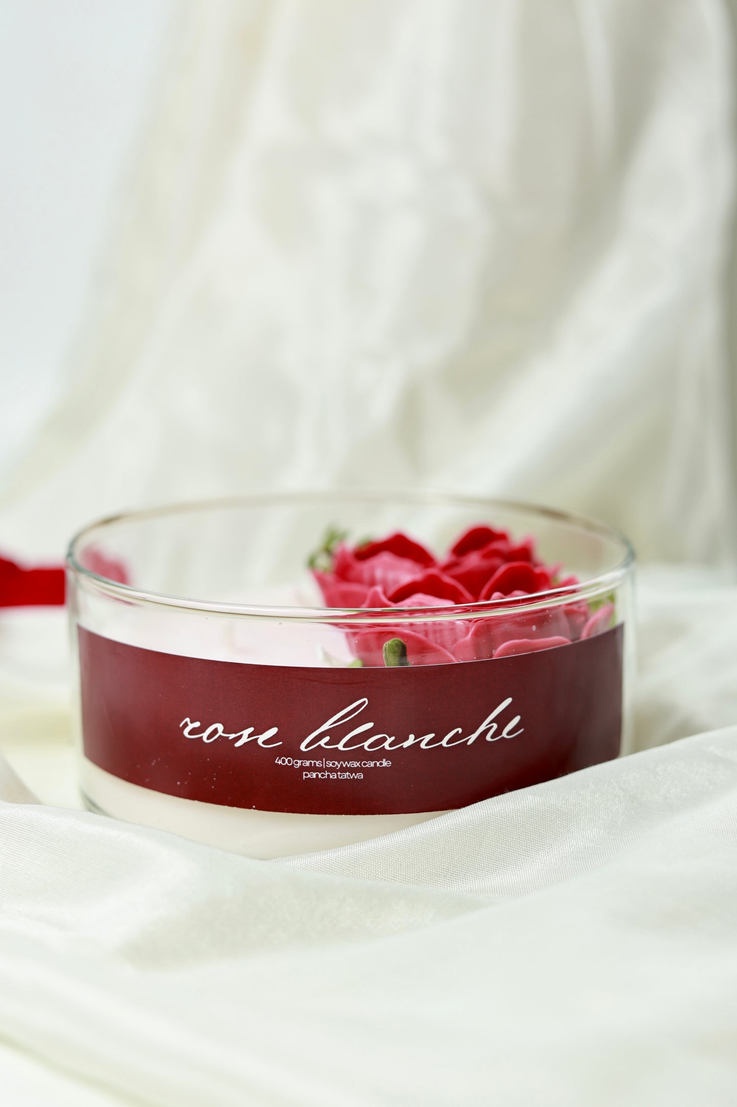 Rose Blanche Candle